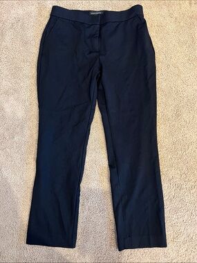 Banana Republic Black Straight-Leg Women's Trousers
